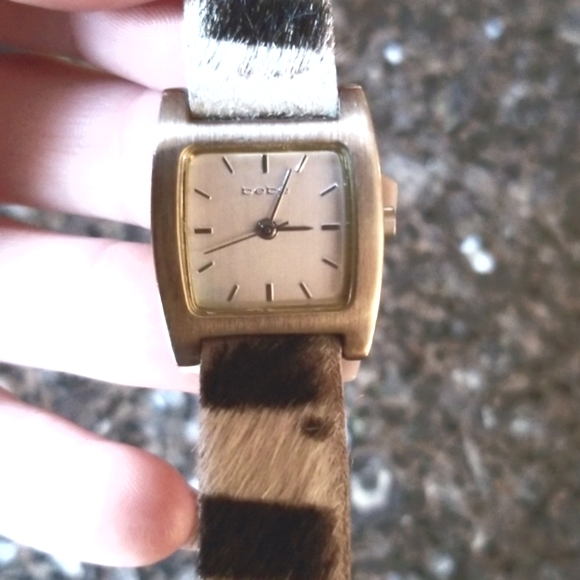 Bebe zebra striped leather watch - Picture 1 of 4